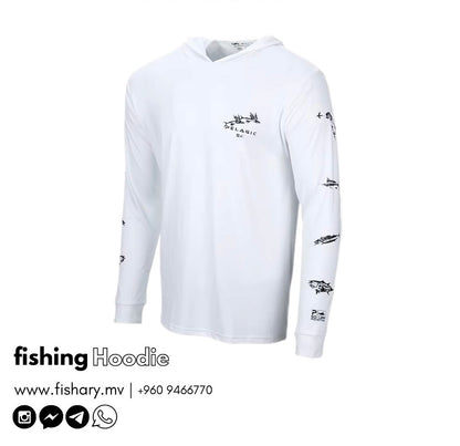 Fishing Hoodie (White)